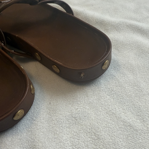 Tory Burch Brown Slide Sandals - Picture 4 of 4